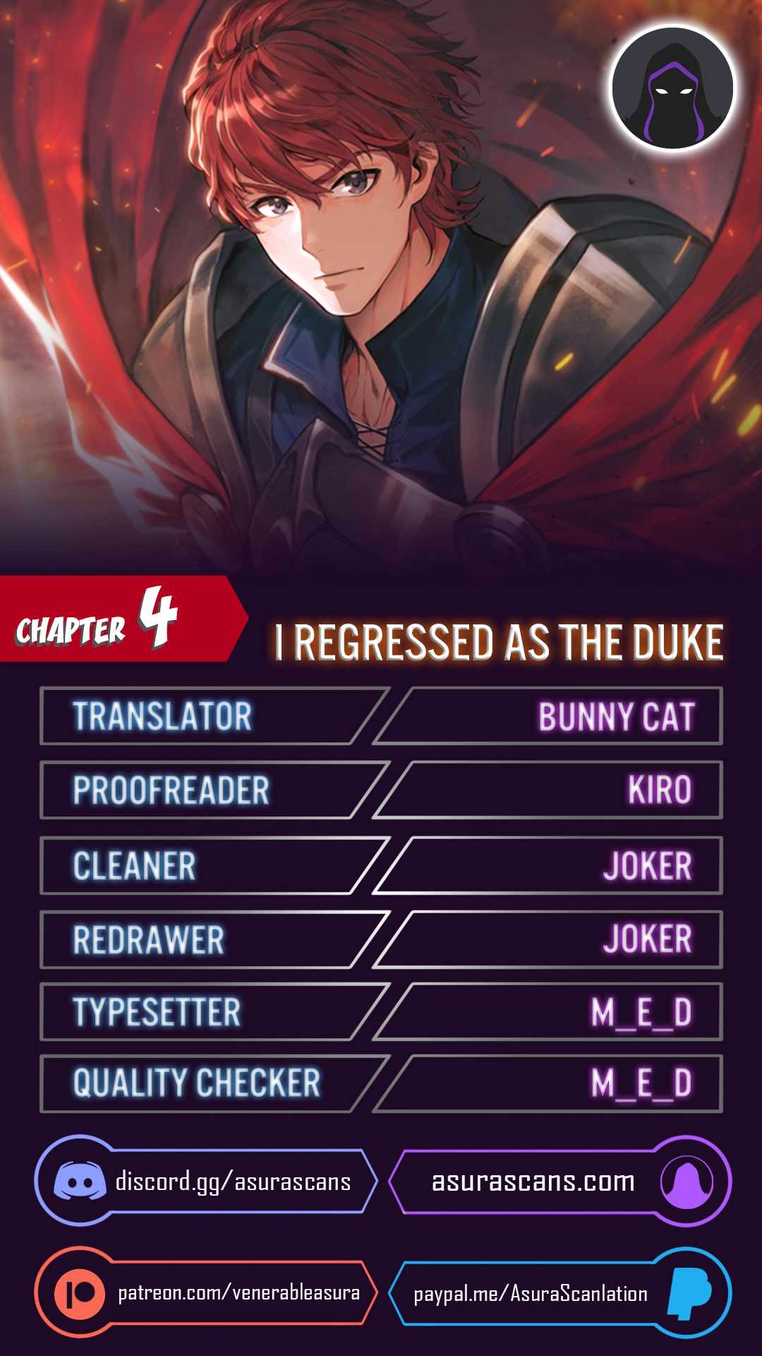 I Regressed As The Duke Chapter 4 1